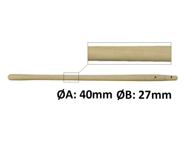 Cabos para pá 54,5cm