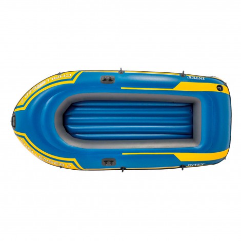Barco Insuflável Challenger c/ 2 remos + bomba - 236x114x41cm - INTEX - Image 2