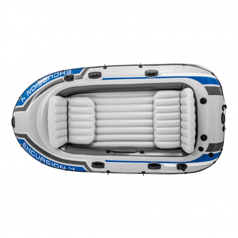 Barco Insuflável Excursion 4 Remos + bomba - 315x165x43cm - INTEX - Image 2
