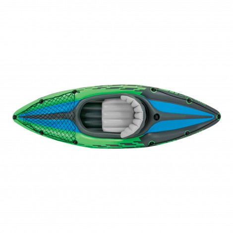 Kayak Insuflável Challenger K1 & 1 Remo + bomba - 274x76x33cm - INTEX - Image 2