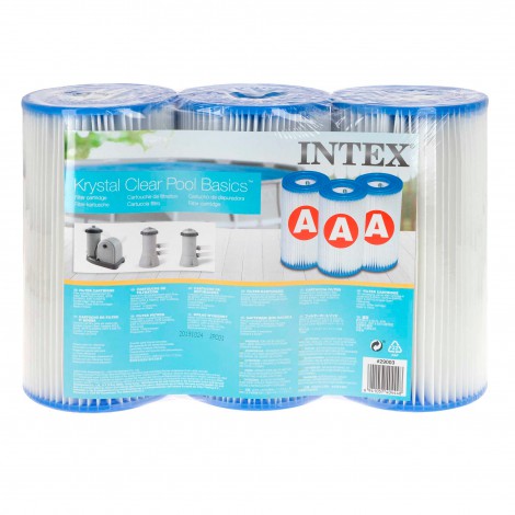 Pack 3 Filtros Bomba de Cartucho - Tipo A - INTEX - Image 2