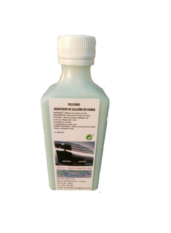 Removedor Calcario vidros 250ml Polividro RODY
