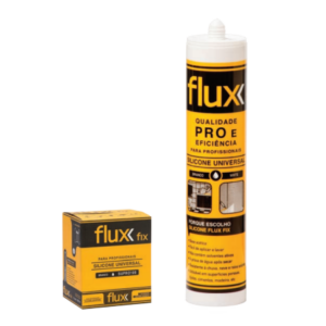 Silicone Acético Transparente 280ml FLUX