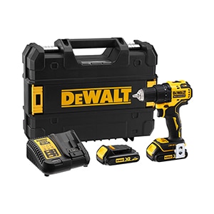 Berbequim Aparafusador sem escovas 18V con 2 Baterias Li-Ion 1,5Ah - DeWalt