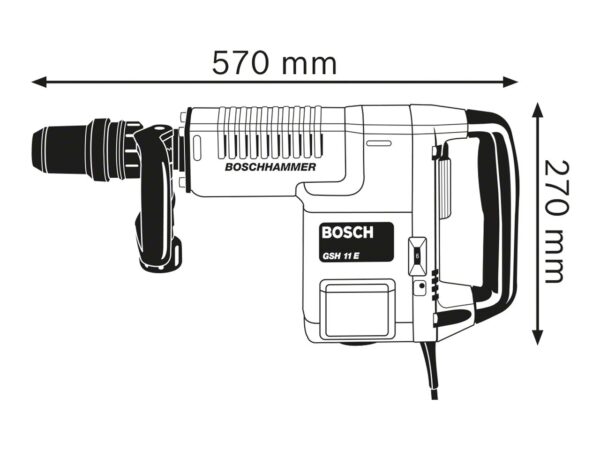 Martelo Demolidor GSH11E - Bosch - Image 3