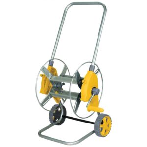 Carro Enrolador Mangueira Metálico 3/4 50mt - Flux