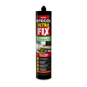 Cola Mármores e Pedras Naturais ULTRAFIX Branco - Pecol