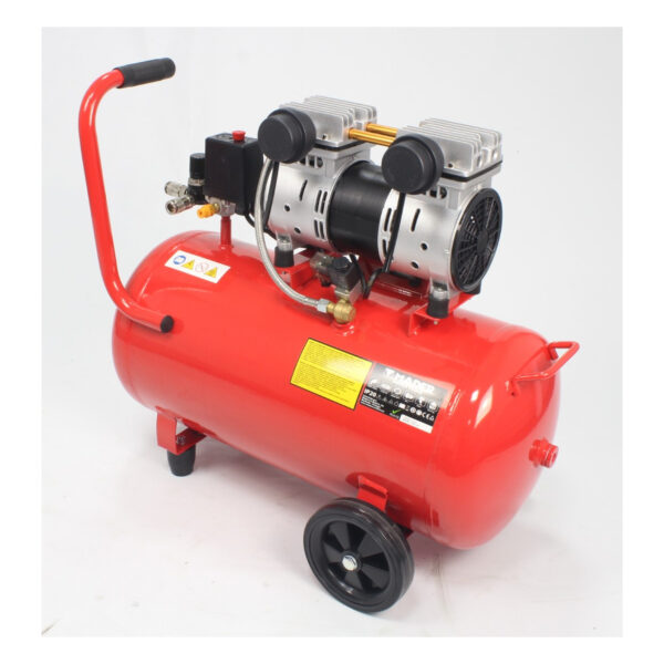 Compressor de Ar, Silencioso, Cabeça Dupla, 2HP, 50L - Mader - Image 4
