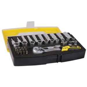 Conjunto Estojo Chave Caixa Cromo Vanadium 37 Peças - Flux