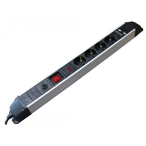 Extensão 4 Tomadas+USB Preta 3x1,50mm - Flux