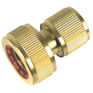 Ligação Rápida Latão Com Água Stop 3/4" - Flux