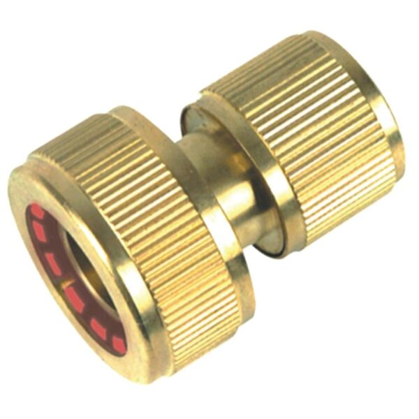 Ligação Rápida Latão Com Água Stop 3/4" - Flux