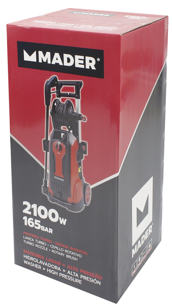 Máquina de lavar pressão 2100W 165bar (+OFERTA Pulv. 2lt) - Mader - Image 8