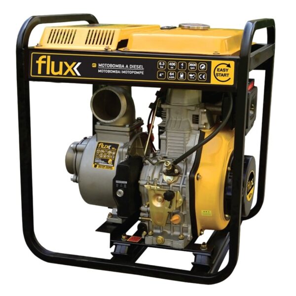 Motobomba Diesel 4T-4" 15lt - Flux