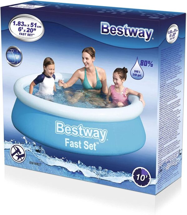 Piscina Insuflável Redonda 183x51cm - Bestway - Image 6