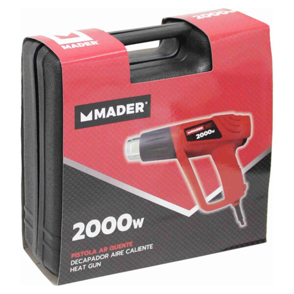 Pistola de Ar Quente com Acessórios 2000W - Mader - Image 4