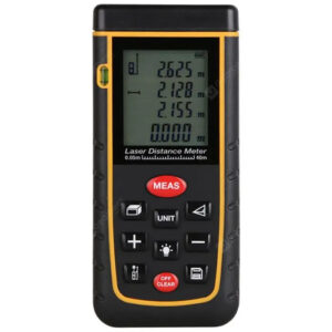 Medidor de distâncias LASER 40m c/ display LCD com bolha de nível