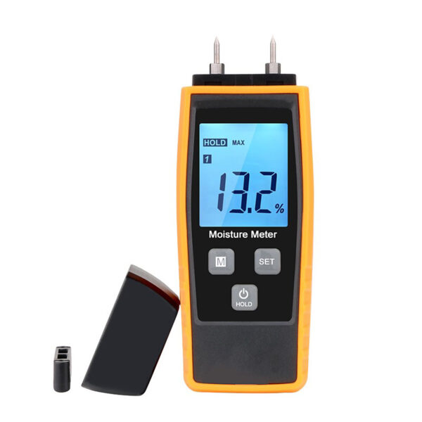 Medidor electrónico de humidade para madeiras e argamassas, com LCD