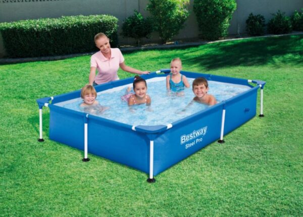 Piscina Tubular Steel Pro 221x150x43cm - Bestway - Image 3