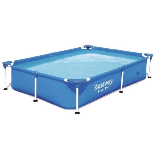 Piscina Tubular Steel Pro 221x150x43cm - Bestway