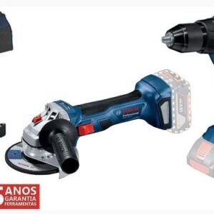 Berbequim GSB 18V-55 + Rebarbadora GWS 18V-7 - BOSCH