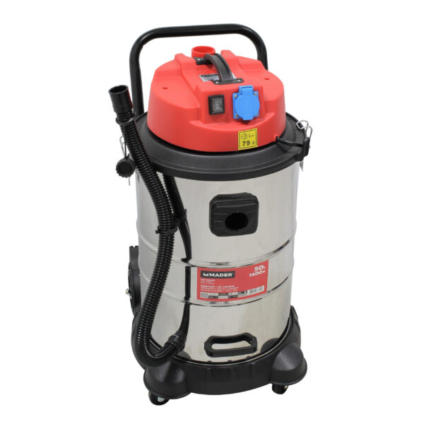 Aspirador Pó / Líquidos, 50L, 1400W Mader