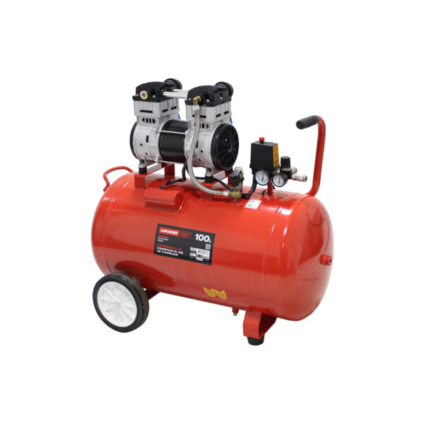 Compressor de Ar, Monobloco, 100L, 2HP, Silencioso  - Mader