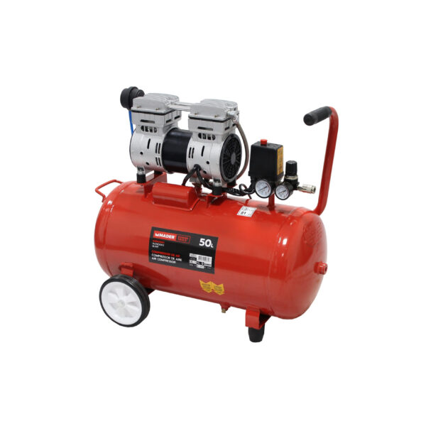 Compressor de Ar, Monobloco, 50L, 1HP, Silencioso Mader