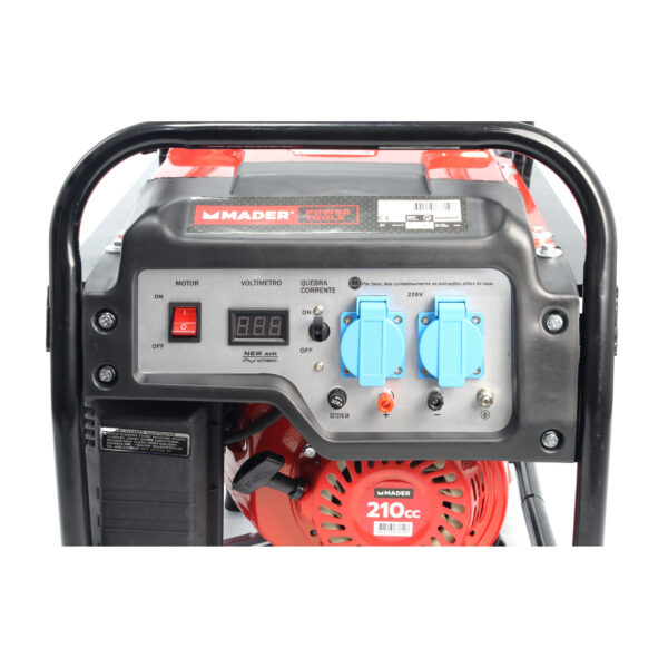 Gerador Monofásico, AVR, 3.0Kva, 15L  - Mader - Image 2