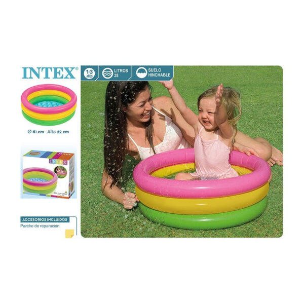 Piscina para bébés 3 Aros D61x22CM 1-3A - Image 2