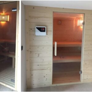 Sauna Interior em Abeto Finlandês (2m*1,5m*2,1m)