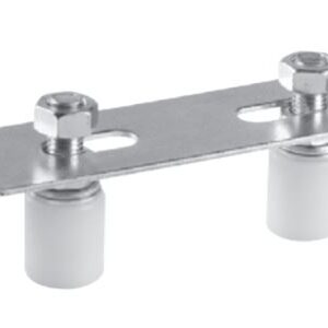 Placa guia c/2 Roletos de 30mm