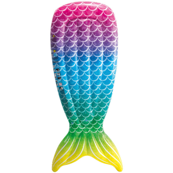 Colchão Insuﬂável Cauda Sereia178X71X18cm.58788EU