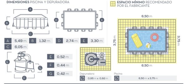 Piscina Elevada Retangular Ultra XTR Frame com Bomba 17.203L INTEX - Image 9