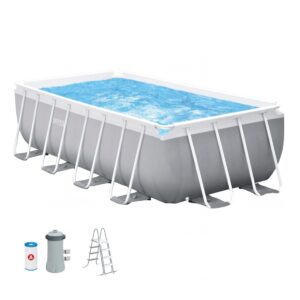 Piscina desmontável retangular Prism Frame + bomba - Intex