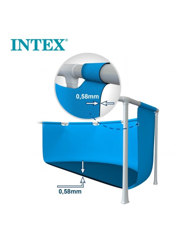 Piscina desmontável retangular Prism Frame + bomba - Intex - Image 5