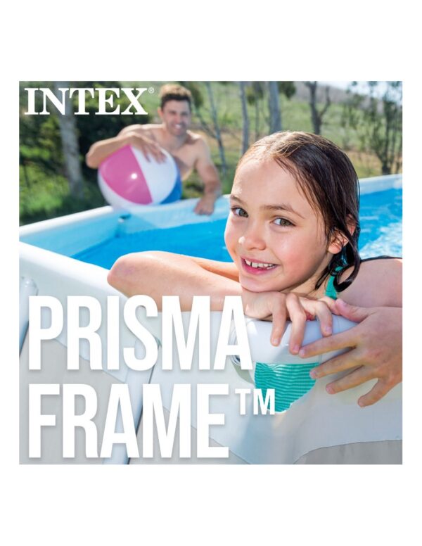 Piscina desmontável retangular Prism Frame + bomba - Intex - Image 9