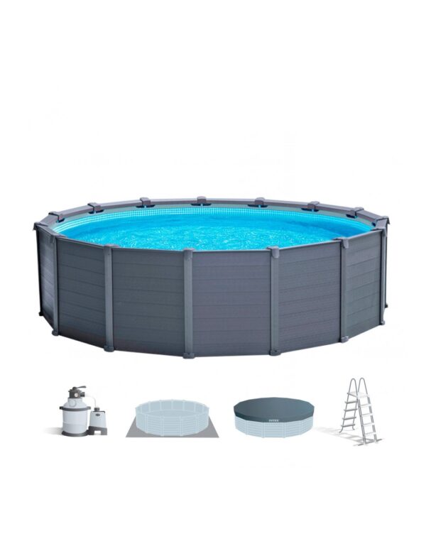 Piscina desmontável INTEX Graphite Grey Panel - Intex