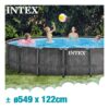 Piscina desmontável INTEX Prisma Frame Greywood + bomba - Intex - Image 2