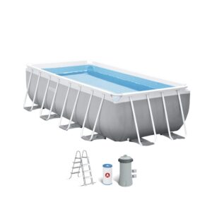 Piscina desmontável Prism Frame com bomba - Intex