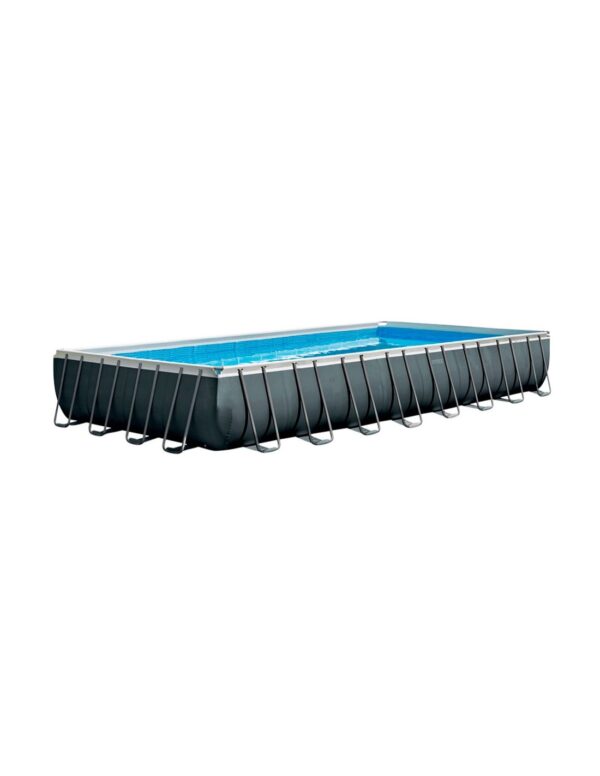 Piscina desmontável retangular com bomba - Intex - Image 9
