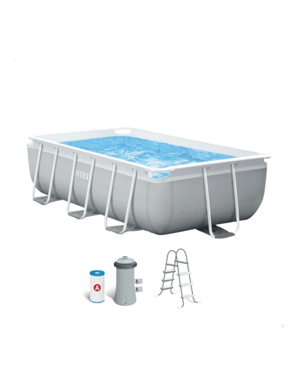 Piscina retangular Prism Frame com bomba - Intex