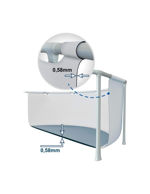 Piscina retangular Prism Frame com bomba - Intex - Image 6