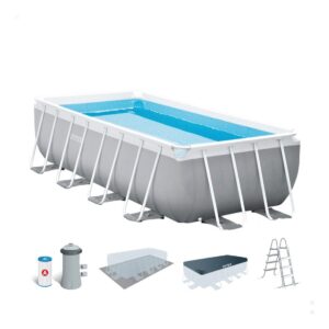 Piscina retangular Prism Frame com bomba - Intex