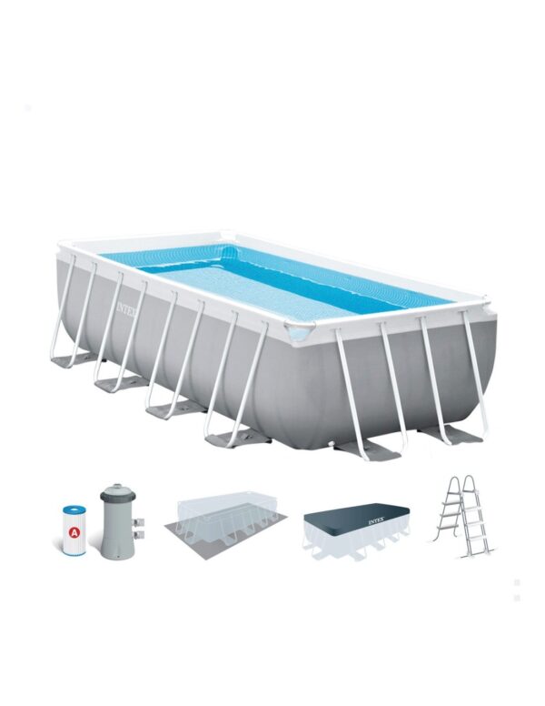 Piscina retangular Prism Frame com bomba - Intex