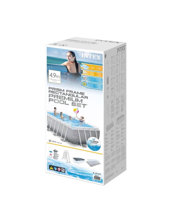 Piscina retangular Prism Frame com bomba - Intex - Image 6