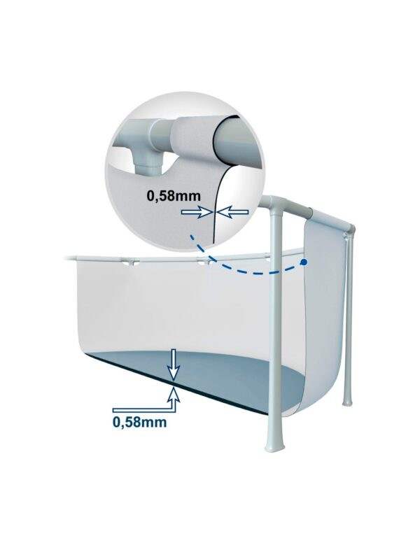 Piscina retangular Prism Frame com bomba - Intex - Image 7