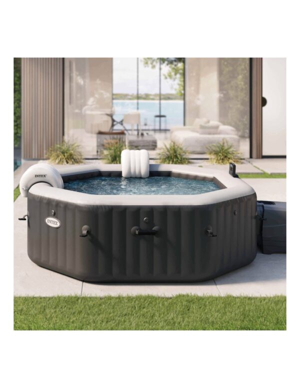 Spa Insuflável Octogonal com bolhas e jatos Deluxe - 218x71cm 1.098 litros - 28462EX - Intex - Image 2