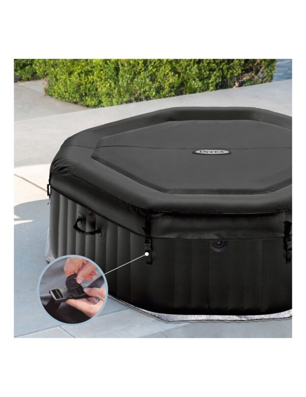 Spa Insuflável Octogonal com bolhas e jatos Deluxe - 218x71cm 1.098 litros - 28462EX - Intex - Image 3