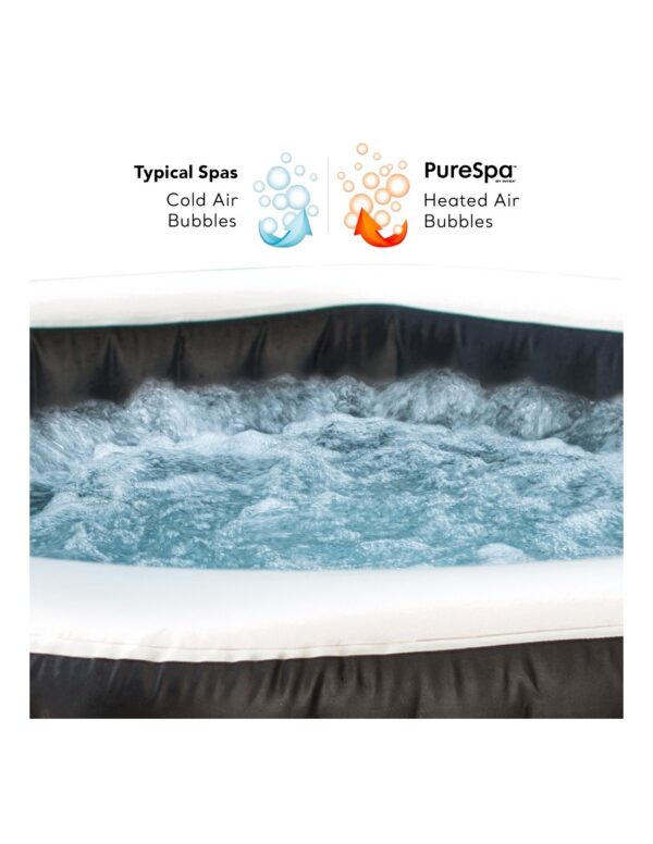 Spa Insuflável Octogonal com bolhas e jatos Deluxe - 218x71cm 1.098 litros - 28462EX - Intex - Image 9